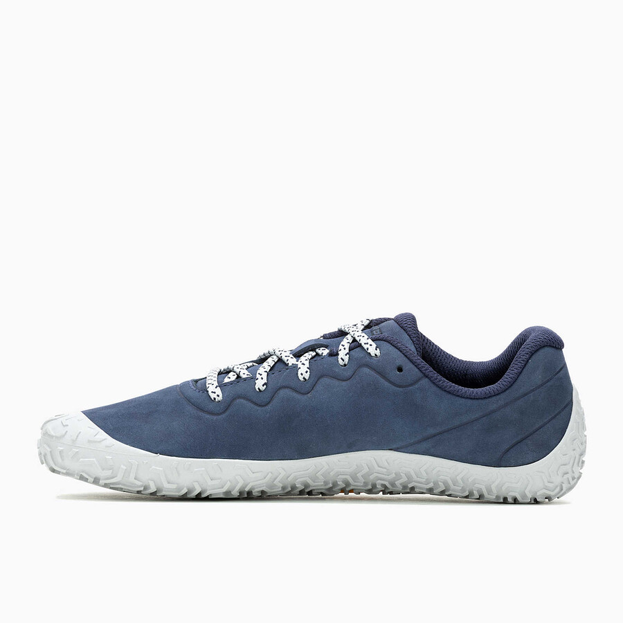 damskie skórzane buty barefoot vapor glove 6 sea