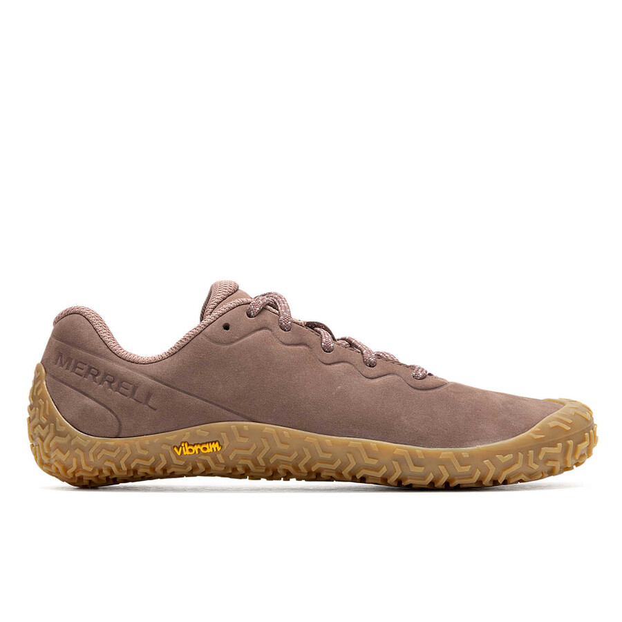 damskie skórzane buty barefoot vapor glove 6 w kolorze bordowym