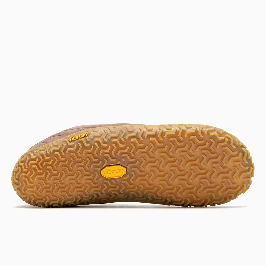 damskie skórzane buty barefoot vapor glove 6 w kolorze bordowym