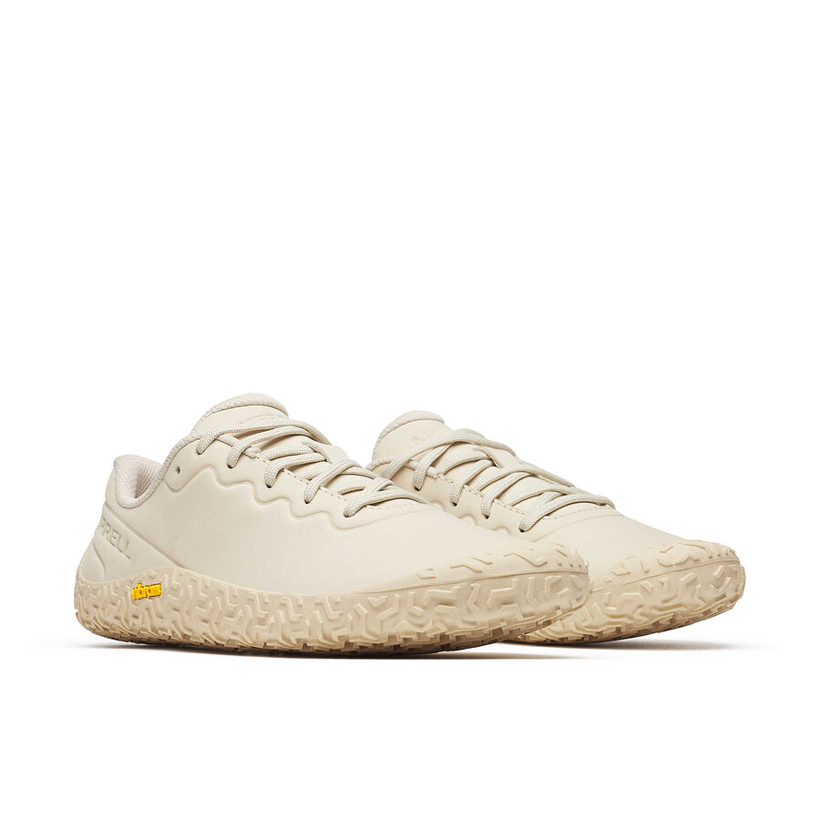 damskie skórzane buty barefoot vapor glove 6 w kolorze skorupki jajka