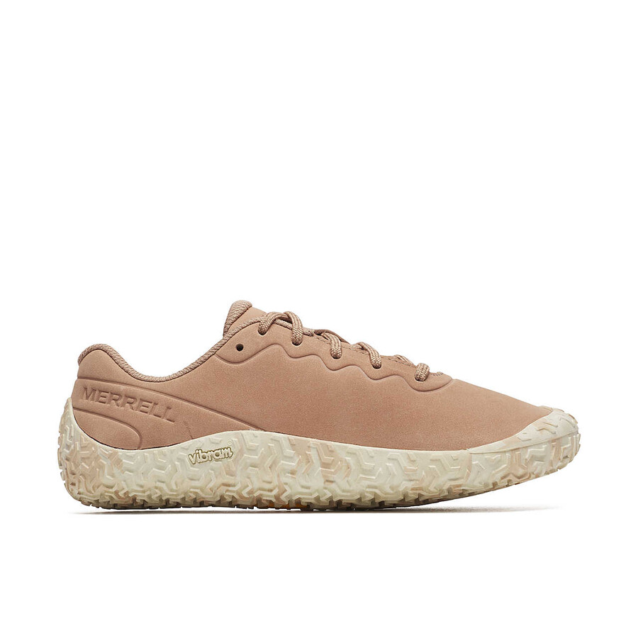 damskie skórzane buty barefoot vapor glove 6 w kolorze orzechowym