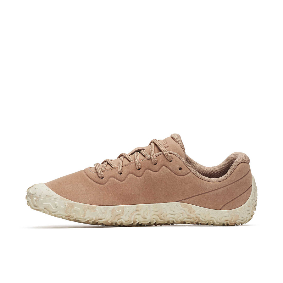 damskie skórzane buty barefoot vapor glove 6 w kolorze orzechowym