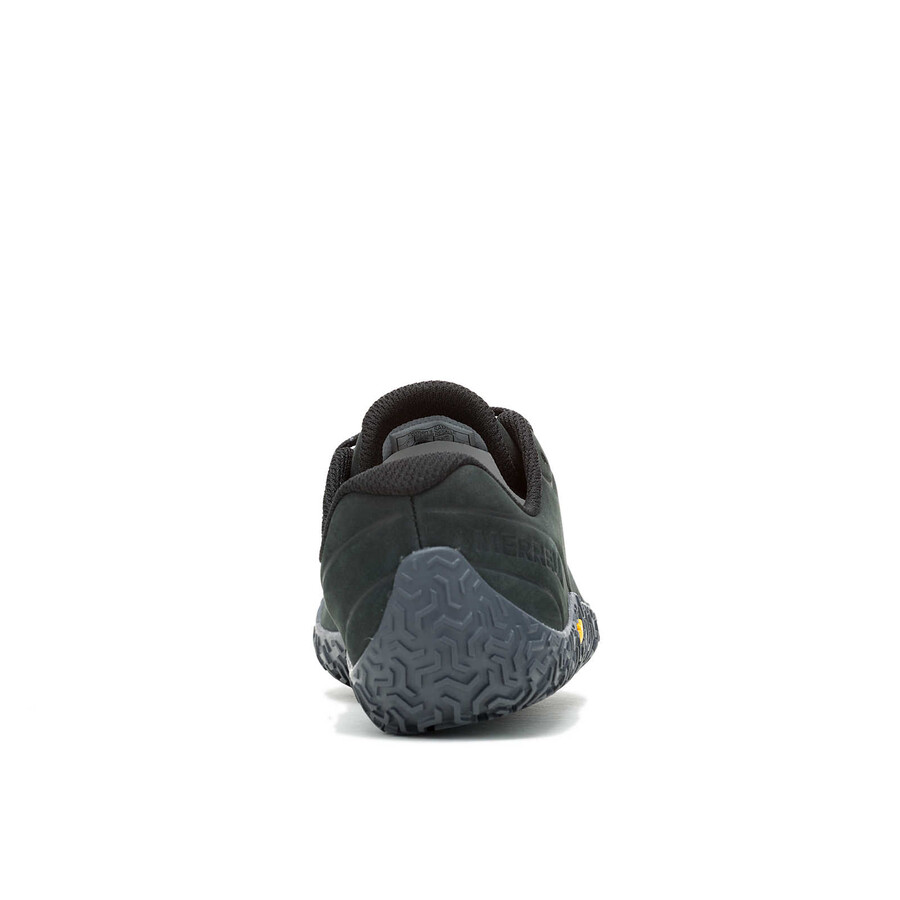 damskie skórzane buty barefoot vapor glove 6 w kolorze czarnymasfaltowym