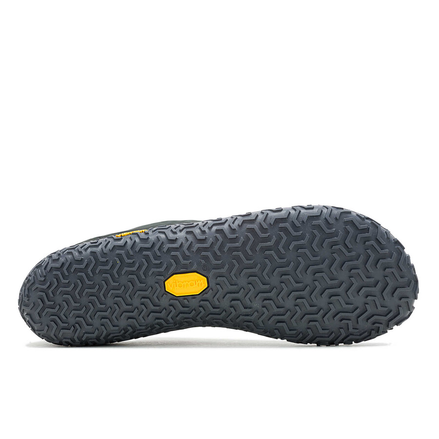 damskie skórzane buty barefoot vapor glove 6 w kolorze czarnymasfaltowym