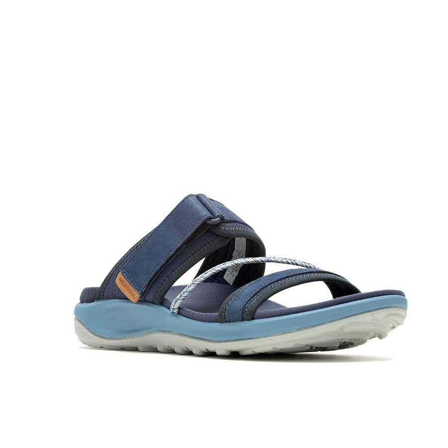 damskie sandały terran 4 slide casual sea