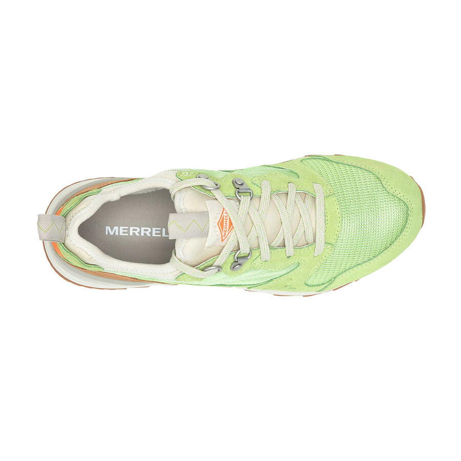 damskie buty sportowe alpine 83 sneaker recraft w kolorze trawy cytrynowej