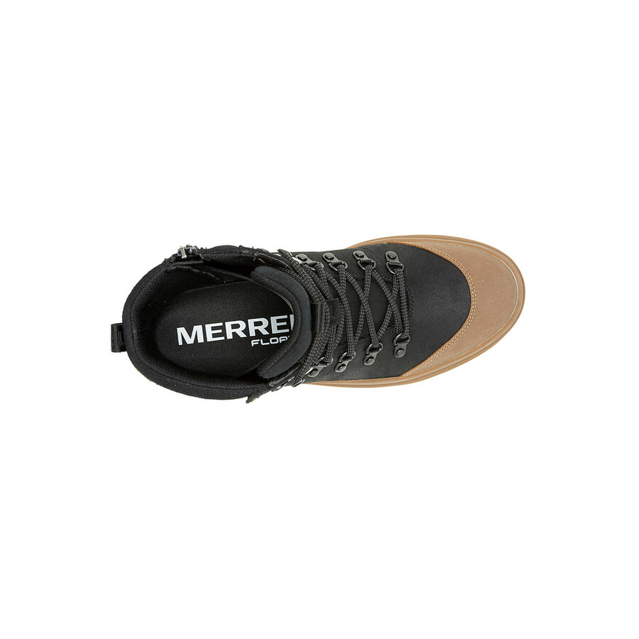 damskie - harper lace zip waterproof - buty czarnegumowe