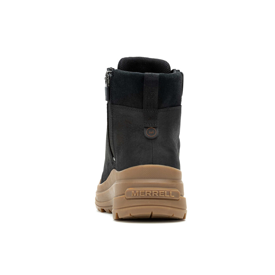 damskie - harper lace zip waterproof - buty czarnegumowe
