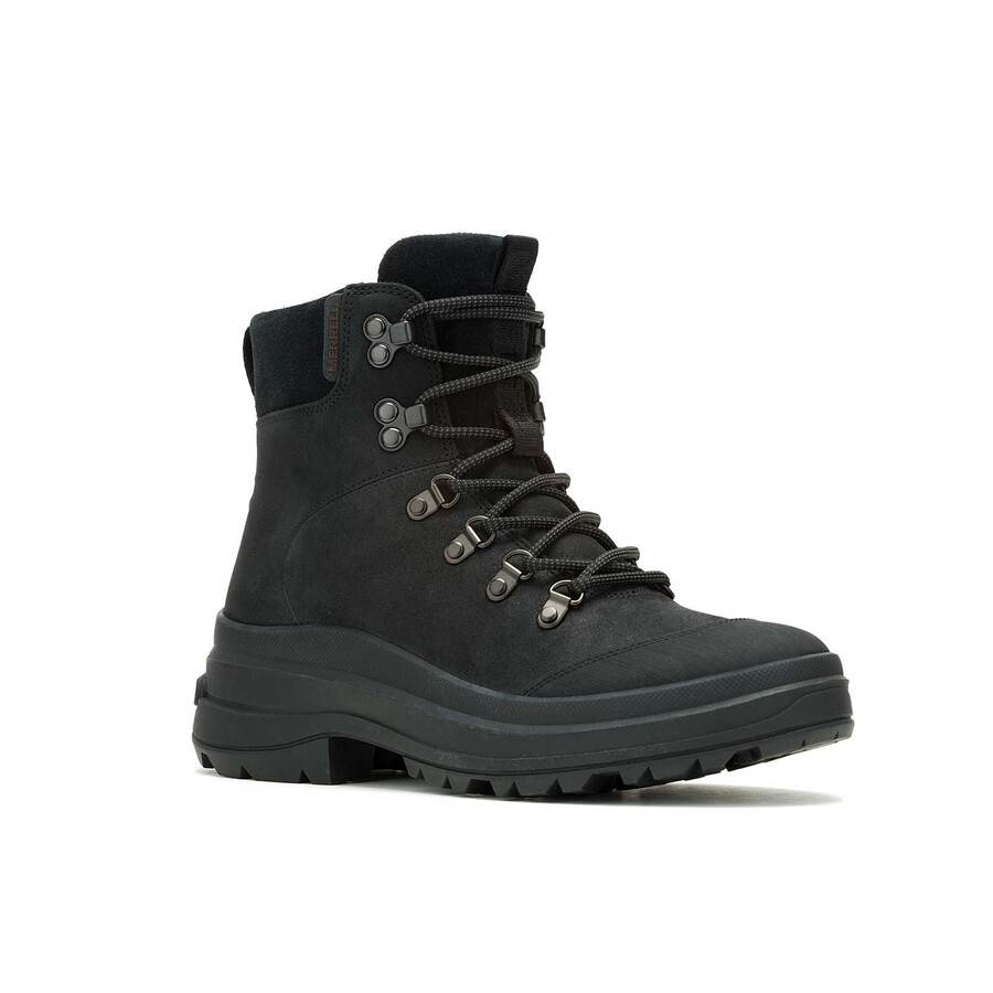 damskie - harper lace zip waterproof - buty czarne