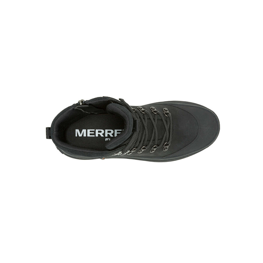 damskie - harper lace zip waterproof - buty czarne