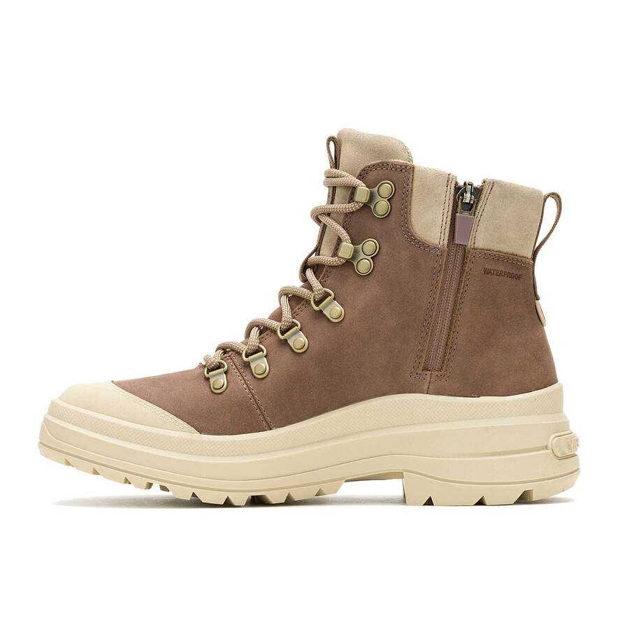 damskie - harper lace zip wodoodporne - buty khaki