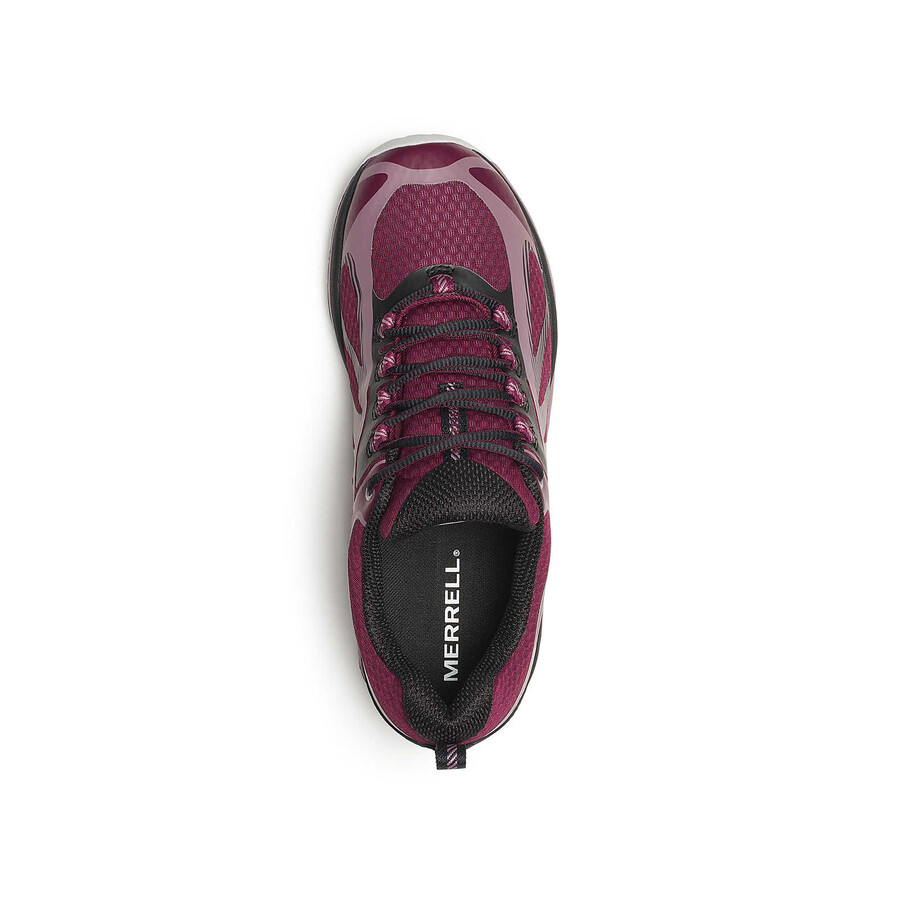 damskie wodoodporne buty siren edge 3 w kolorze czarnymkarmazynowym