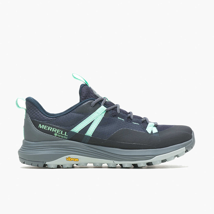 damskie buty trekkingowe siren 4 gore-tex w kolorze granatowym