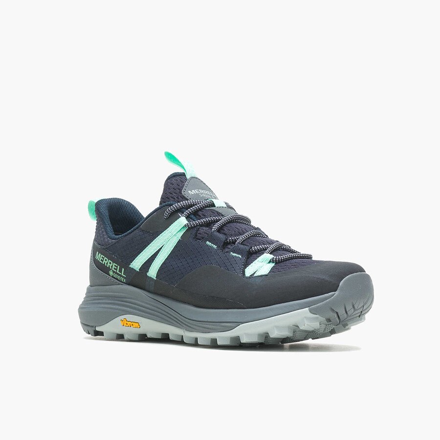 damskie buty trekkingowe siren 4 gore-tex w kolorze granatowym