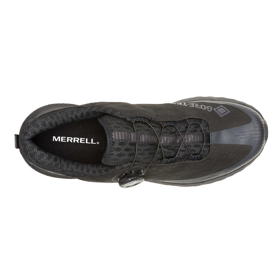 damskie buty do biegania w terenie agility peak 5 boa gore-tex w kolorze czarnym