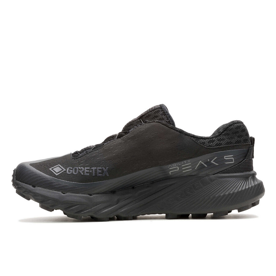 damskie buty do biegania w terenie agility peak 5 boa gore-tex w kolorze czarnym