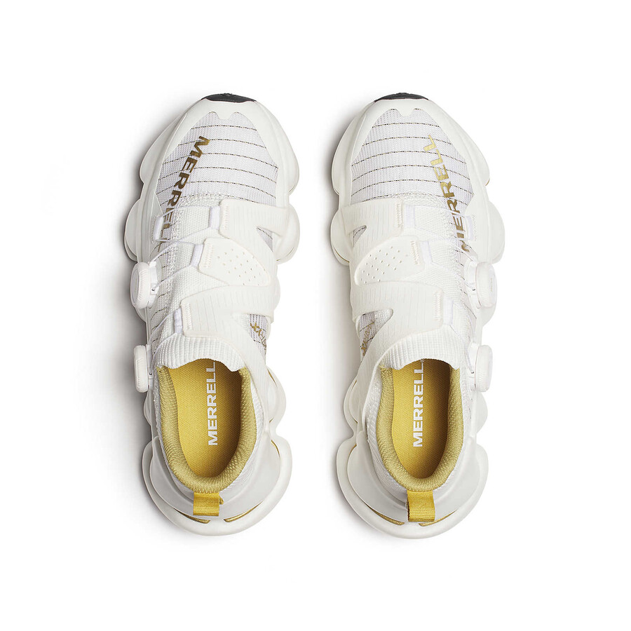damskie buty trekkingowe speedarc surge boa w kolorze białym
