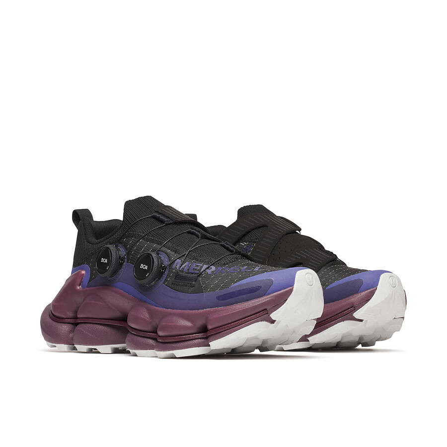damskie buty trekkingowe speedarc surge boa w kolorze czarnymoxblood