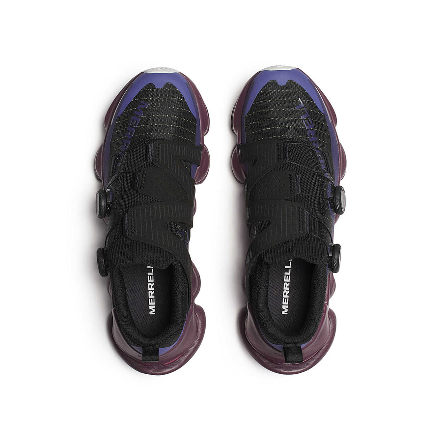 damskie buty trekkingowe speedarc surge boa w kolorze czarnymoxblood