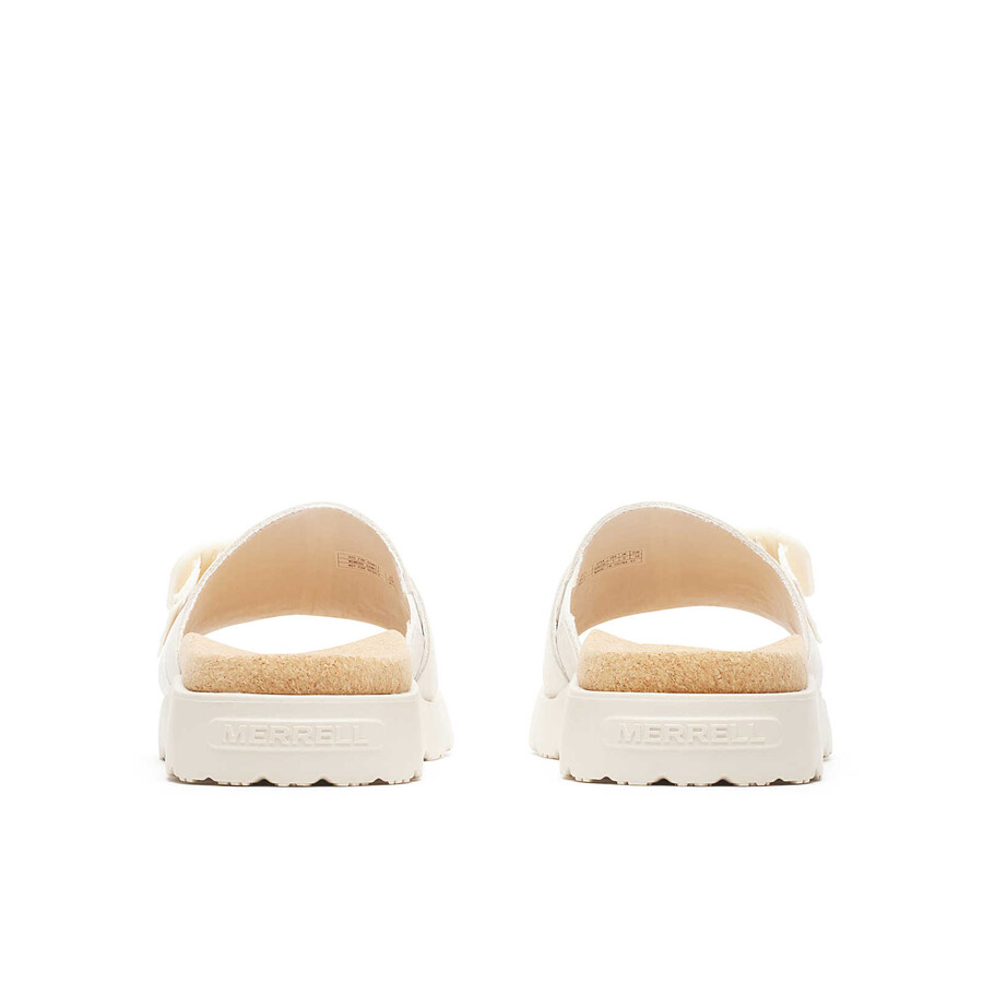kobiety - fleur slide - sandały chalk