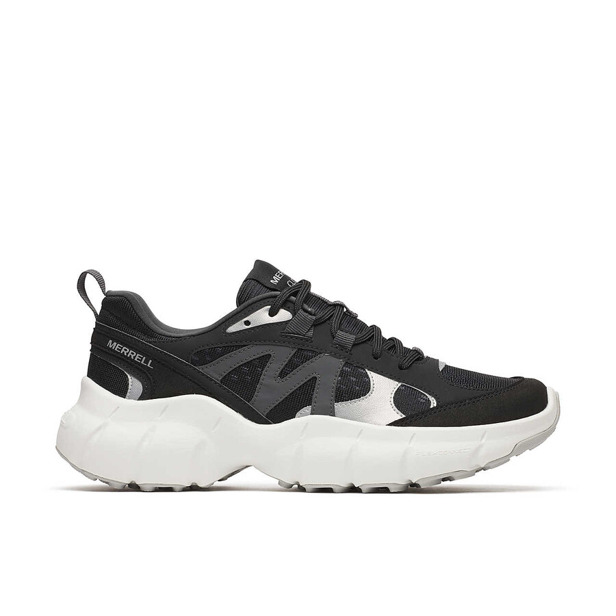 damskie - buty sportowe clover tech - niskie czarno-białe
