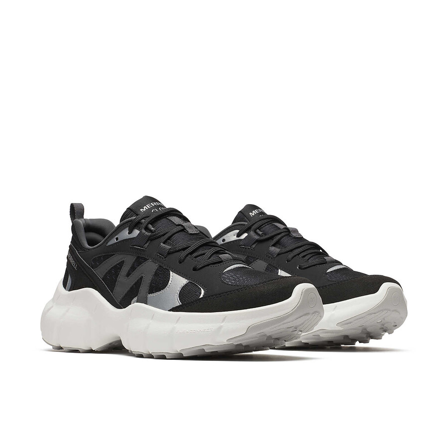 damskie - buty sportowe clover tech - niskie czarno-białe