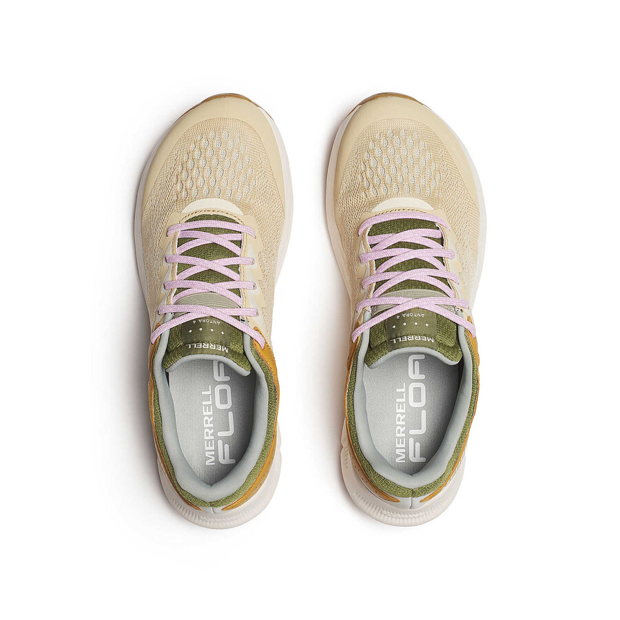 damskie wodoodporne buty do biegania w terenie antora 4 lattemulti