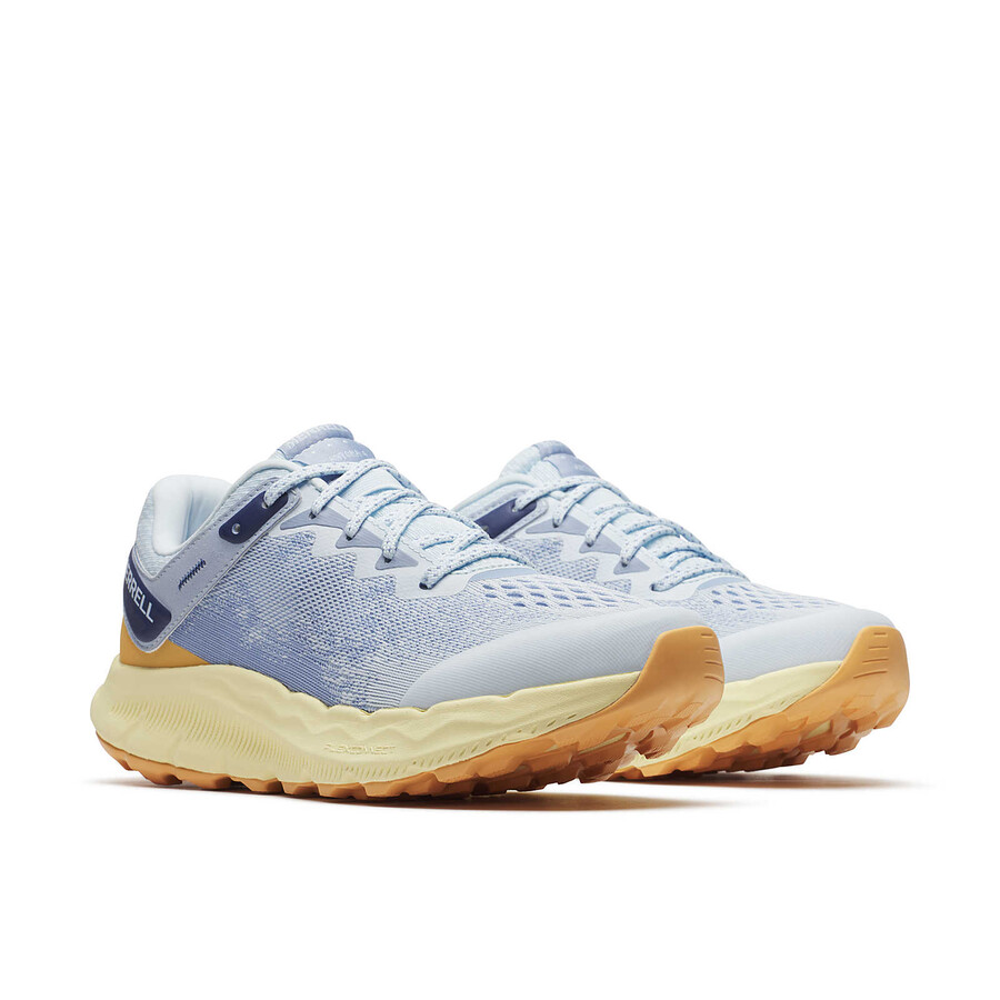 damskie buty do biegania w terenie antora 4 w kolorze lodowoniebieskim