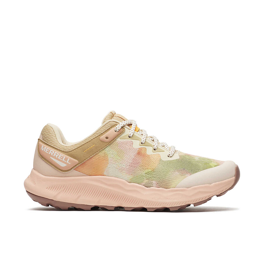damskie buty do biegania w terenie antora 4 w kolorze pudrowym