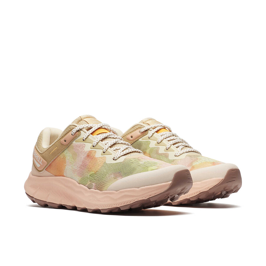 damskie buty do biegania w terenie antora 4 w kolorze pudrowym