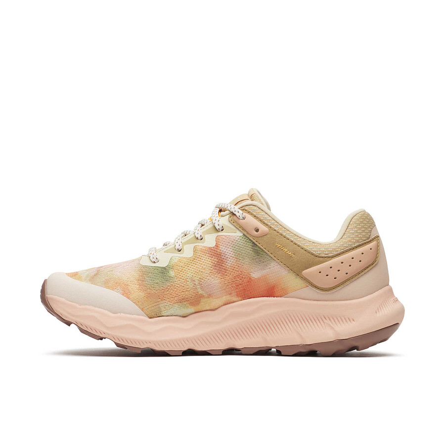 damskie buty do biegania w terenie antora 4 w kolorze pudrowym