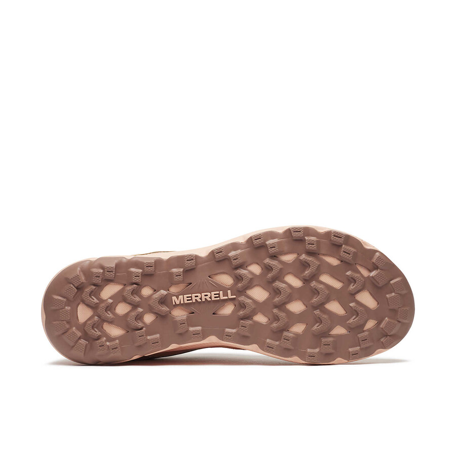 damskie buty do biegania w terenie antora 4 w kolorze pudrowym