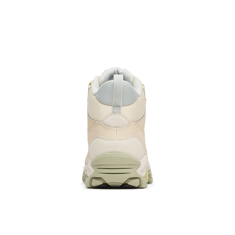 damskie zimowe buty trekkingowe thermo snow grip mid waterproof w kolorze skorupki jajka