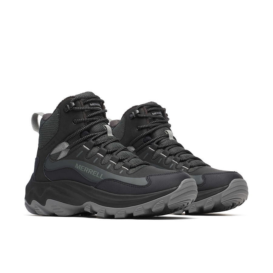 damskie zimowe buty trekkingowe thermo chill 2 mid wodoodporne czarne