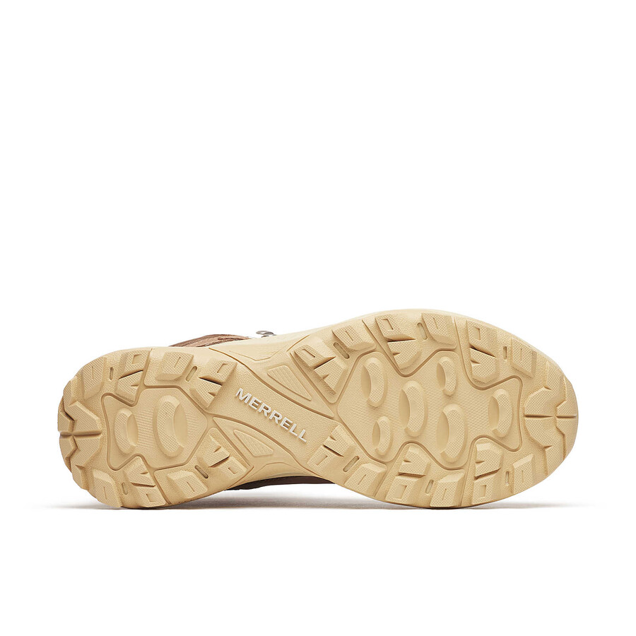 damskie zimowe buty trekkingowe speed strike 2 leather thermo mid wodoodporne w kolorze orzechowym
