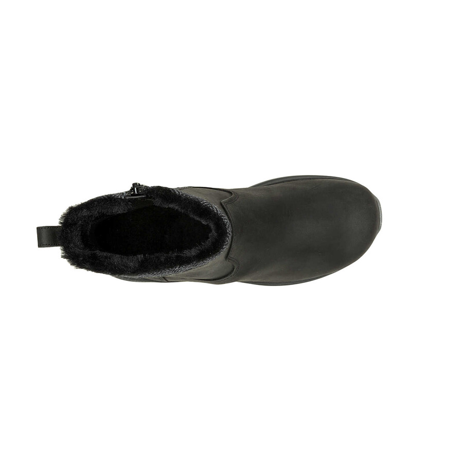 damskie zimowe buty casualowe encore ice 5 mid zip w kolorze czarnym