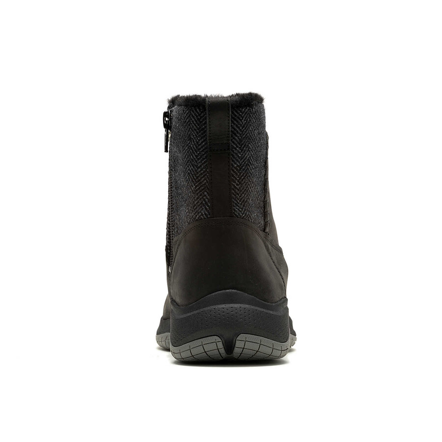 damskie zimowe buty casualowe encore ice 5 mid zip w kolorze czarnym