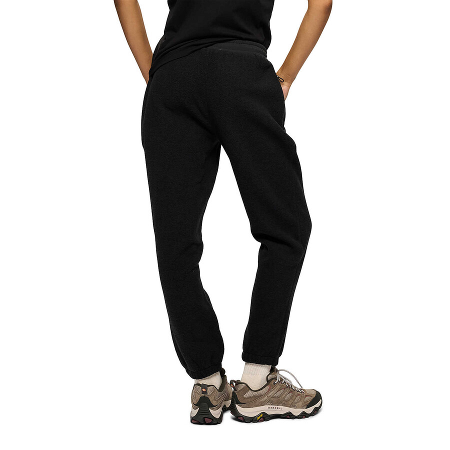 spodnie damskie jungle fleece jogger w kolorze czarnym