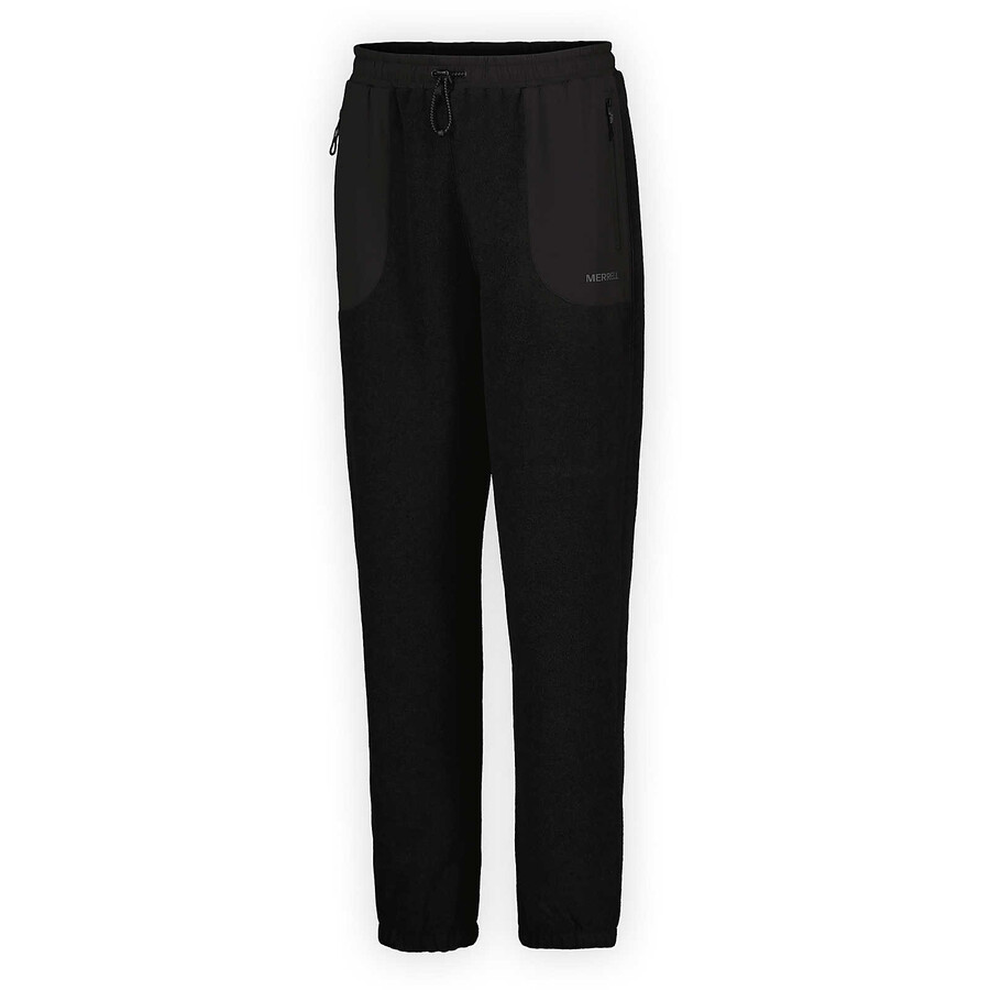 spodnie damskie jungle fleece jogger w kolorze czarnym