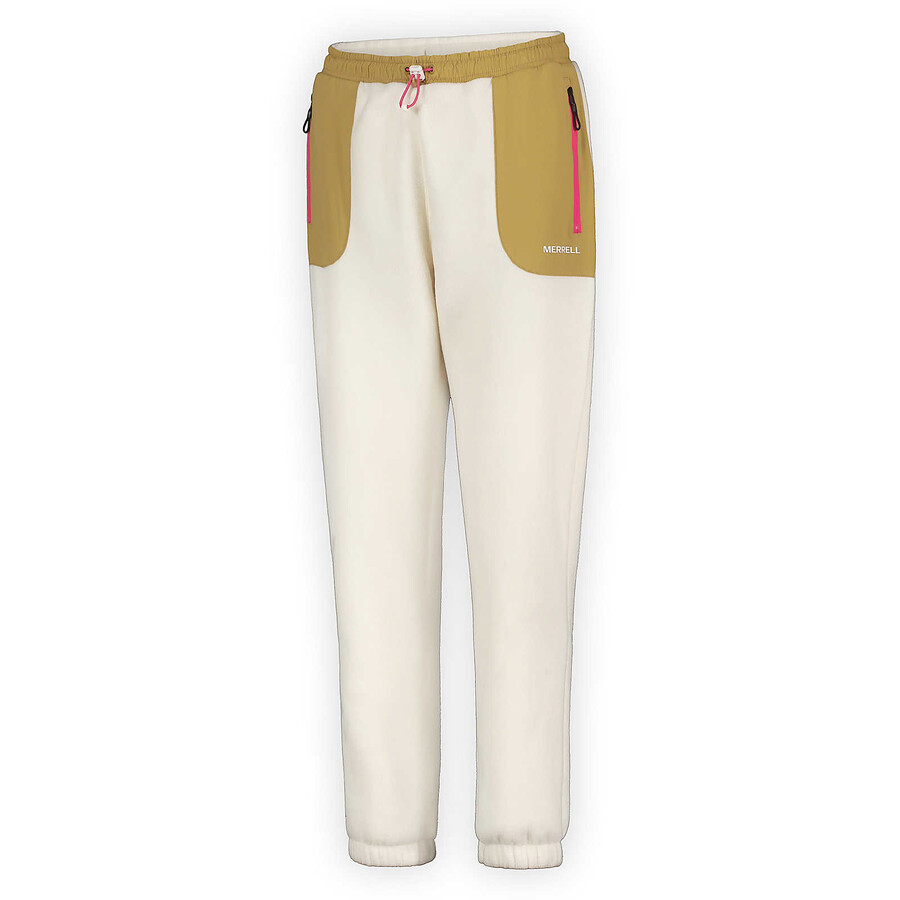 kobiety - jungle fleece jogger - spodnie chalkdesert