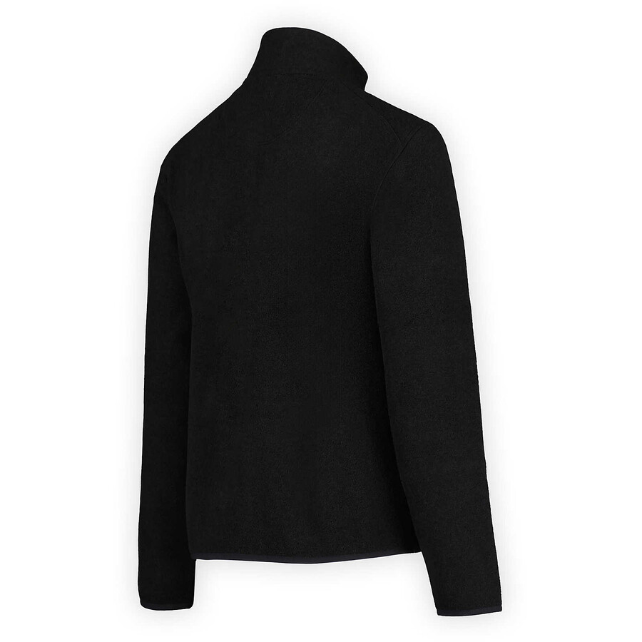 kobiety - bluza jungle fleece z zamkiem błyskawicznym - bluza z zamkiem błyskawicznym bez kaptura czarna