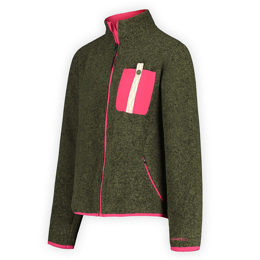 kobiety - bluza jungle fleece z zamkiem błyskawicznym - bluza z zamkiem błyskawicznym bez kaptura iguanabeetroot