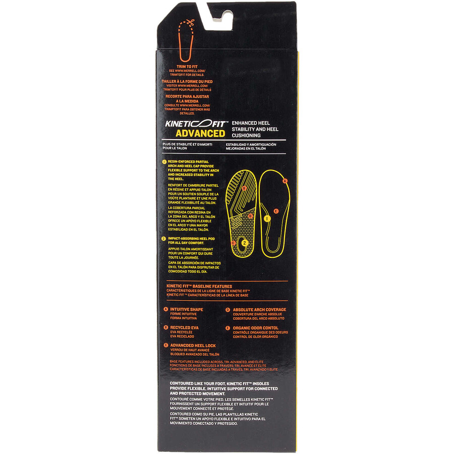 kobiety - wkładki kinetic fit advanced footbed z wełny amerykańskiej