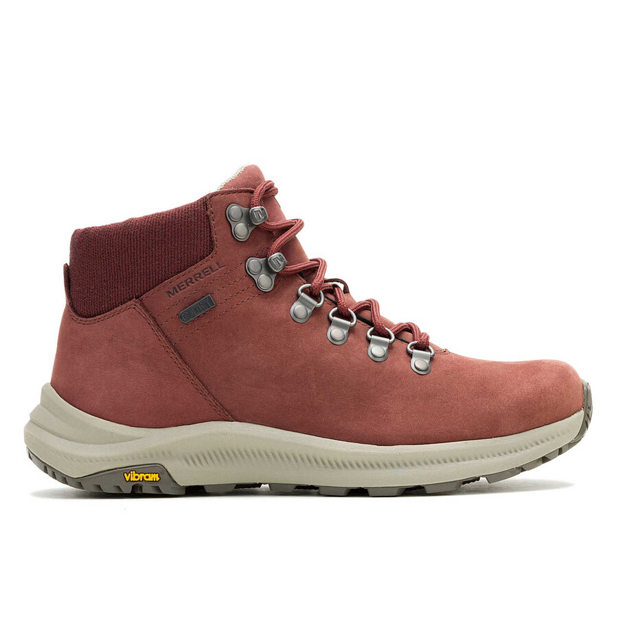 damskie wodoodporne buty trekkingowe ontario mid raisin