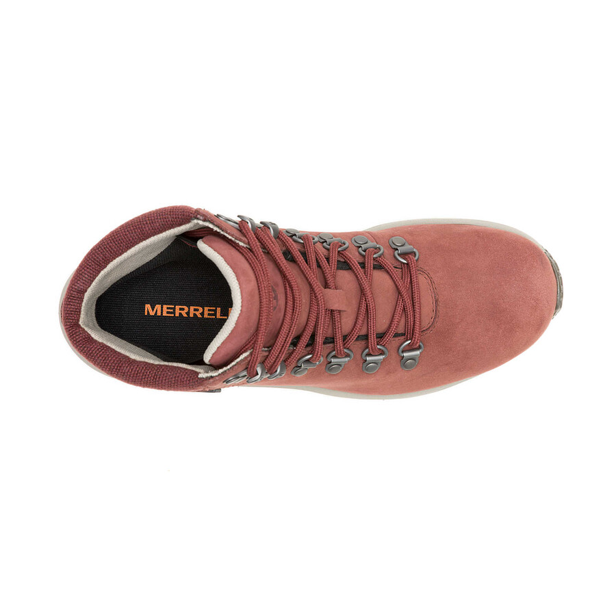 damskie wodoodporne buty trekkingowe ontario mid raisin